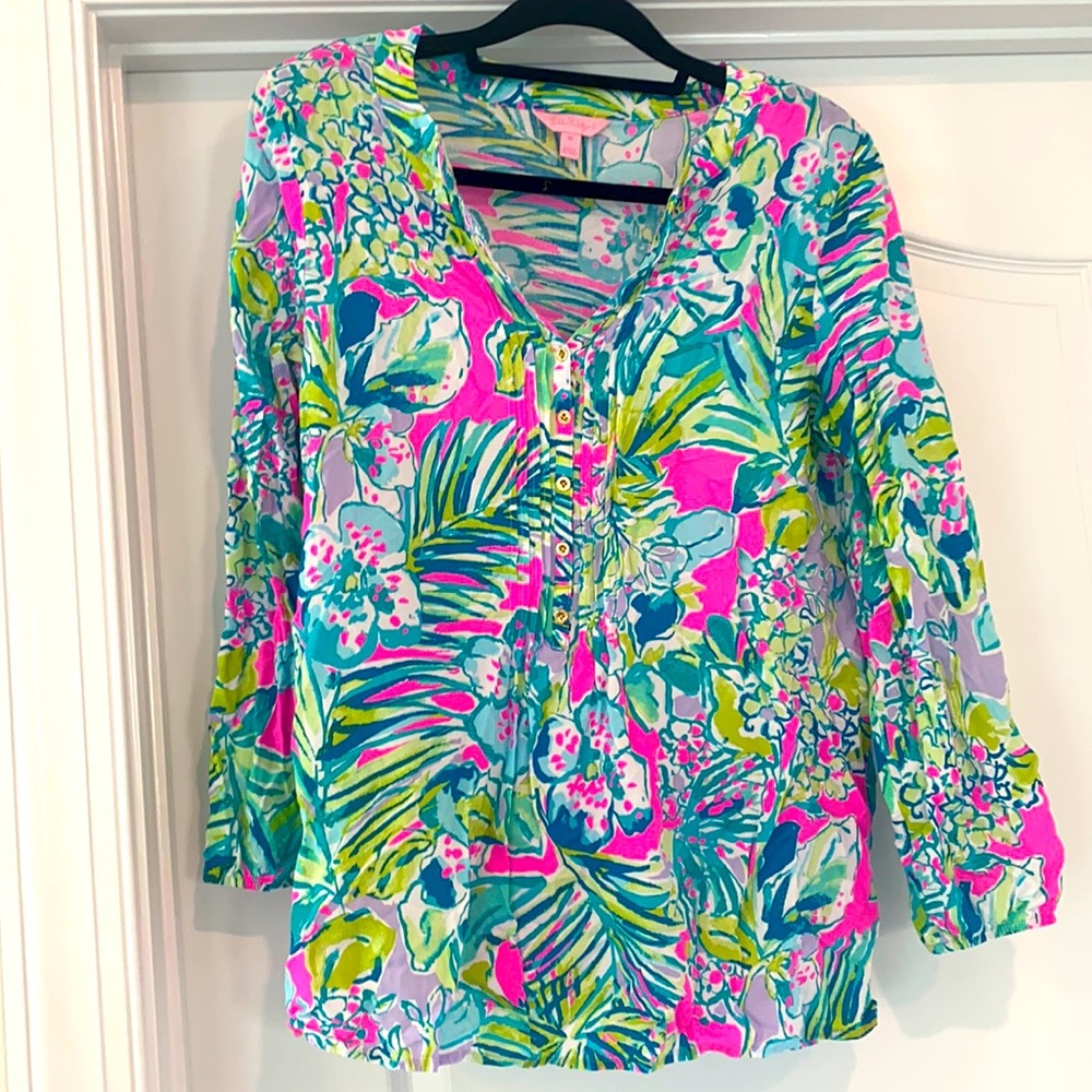 Lilly Pulitzer Harbour Island Tunic Size Medium